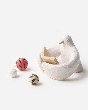 Ceramic Clay Sculpture by Yi Shao Jie Mo - Bird Diary - Reading