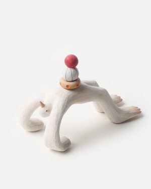 Ceramic Clay Sculpture by Yi Shao Jie Mo - Bird Diary - Yoga