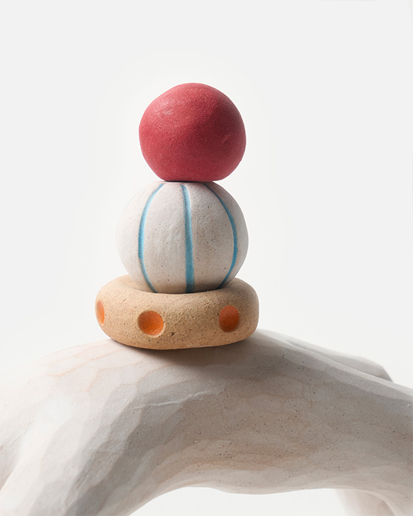 Ceramic Clay Sculpture by Yi Shao Jie Mo - Bird Diary - Yoga