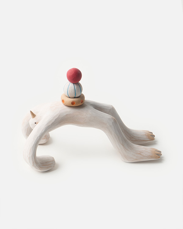 Ceramic Clay Sculpture by Yi Shao Jie Mo - Bird Diary - Yoga