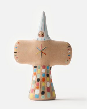 Ceramic Clay Sculpture by Yi Shao Jie Mo - Little Guy in a Hat