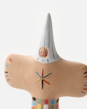 Ceramic Clay Sculpture by Yi Shao Jie Mo - Little Guy in a Hat