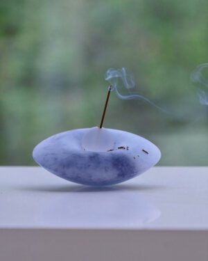 Lost-wax Casting Glass by Yuxue - Incense Holder