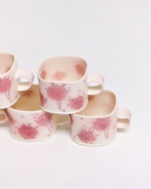 Ceramic Everyday Cup by Zine Studio - Colour Ball Pink