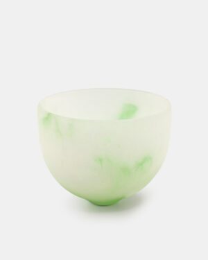 Lost-wax Casting Glass by Yuxue - Bowl - Light Green