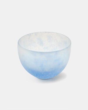 Lost-wax Casting Glass by Yuxue - Bowl - Blue