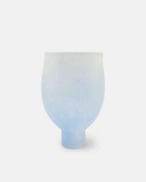 Lost-wax Casting Glass by Yuxue - Teacup - Blue-Purple